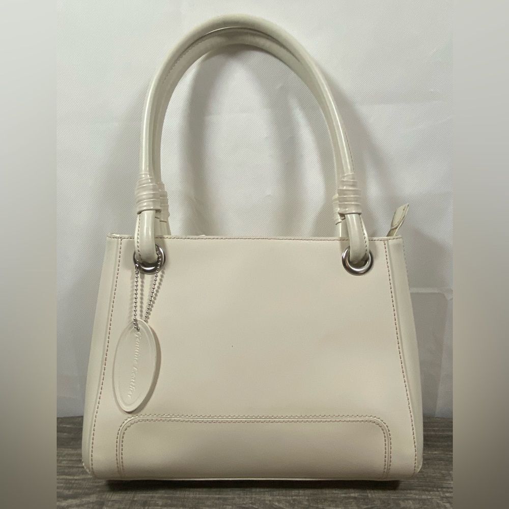 WILSONS LEATHER Genuine Leather Cream Handbag